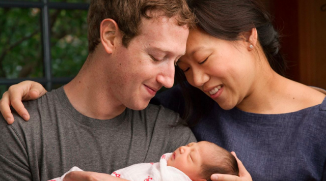 mark zuckerberg priscilla chan newborn baby