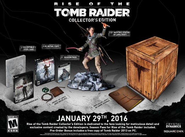 Rise of the tomb Raider collectors 1