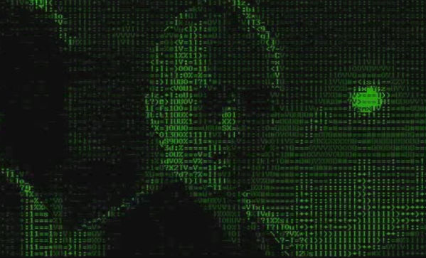 Screenshot από το The Martix ASCII