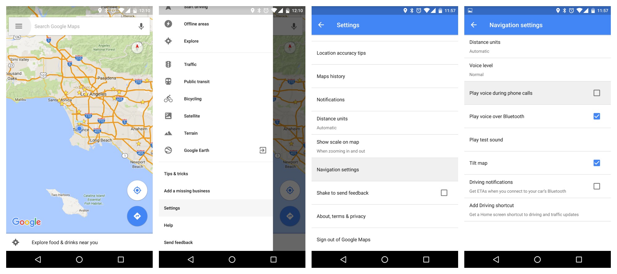 Google Maps turn off voice guidance