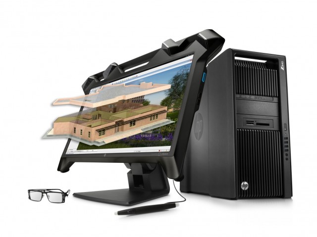 HP Zvr 23.6Ó Virtual Reality Display with HP Z820 Workstation. Multiple View