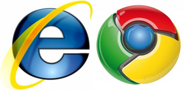 Internet Explorer Chrome