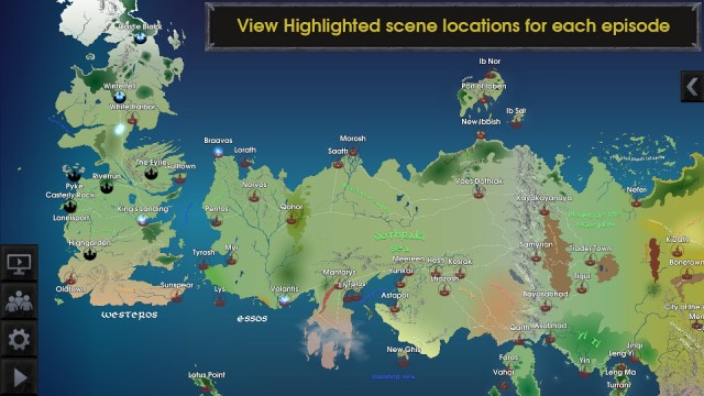 Map for Game Of Thrones4