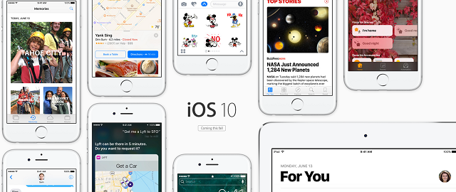 Ποιες συσκευές της Apple θα υποστηρίζει το iOS 10;