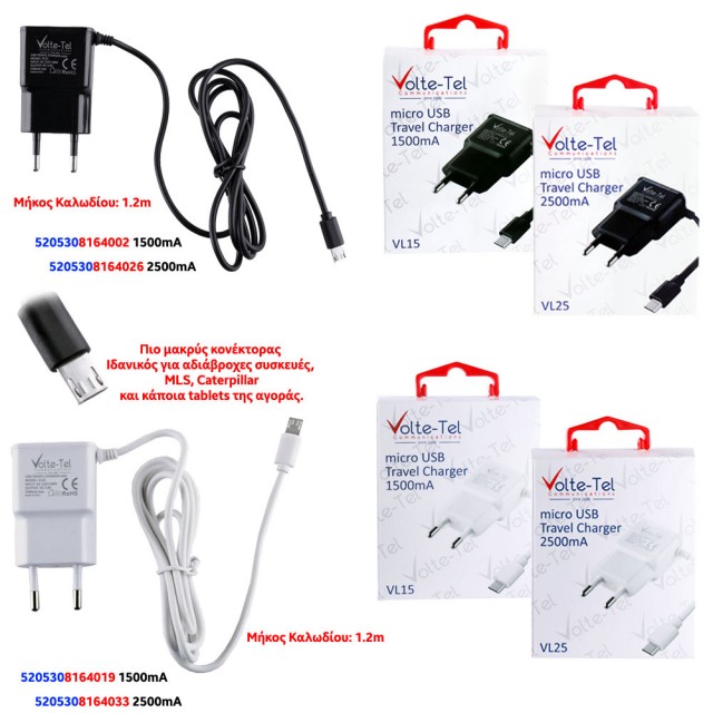 23-08-2016-MICRO USB TRAVEL CHARGER 1500mA&2500mA