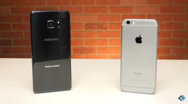 Galaxy Note 7 vs iPhone 6s