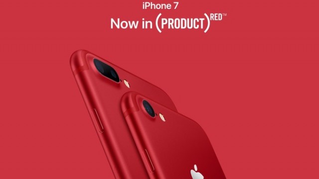 Product Red iPhone 7 and 7 Plus