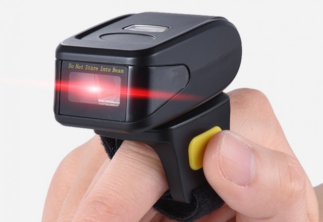 Wireless Bluetooth Ring Barcode Scanner