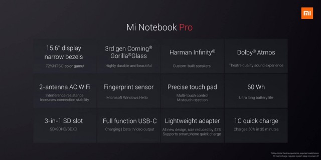 Xiaomi Mi Notebook Pro3