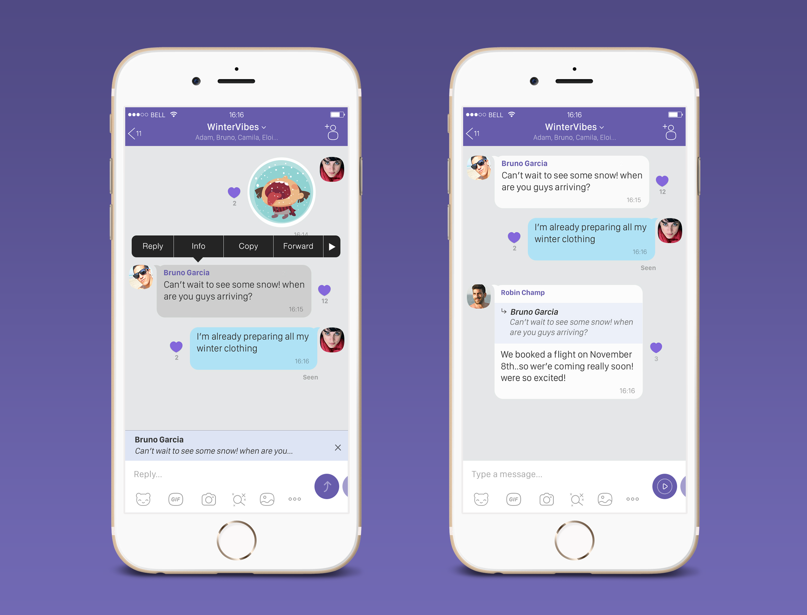 Переписка viber