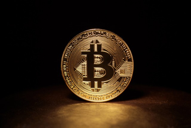 Golden Bitcoin Coin