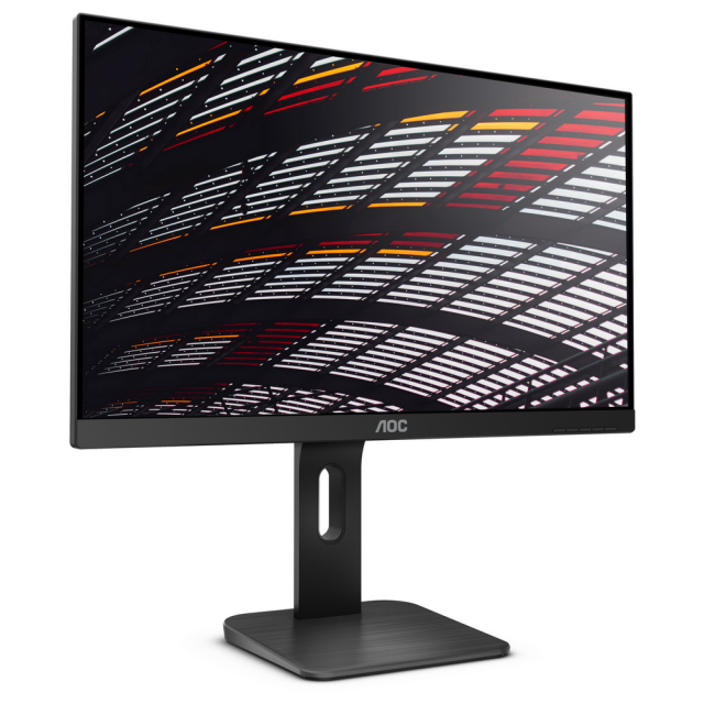 AOC Pro-Line_24P1_Black_Front_Leftside_monitor