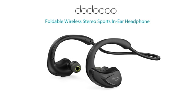 dodocool Foldable Wireless Stereo Sports In-Ear Headphone