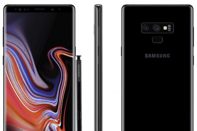 Galaxy Note 9 in black