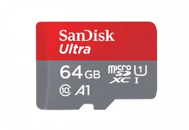 SanDisk Ultra micro SD XC Flash Memory Card 64GB