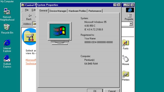 Windows 95 b