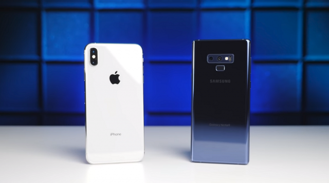 iPhone XS Max vs Galaxy Note 9 Battery Test