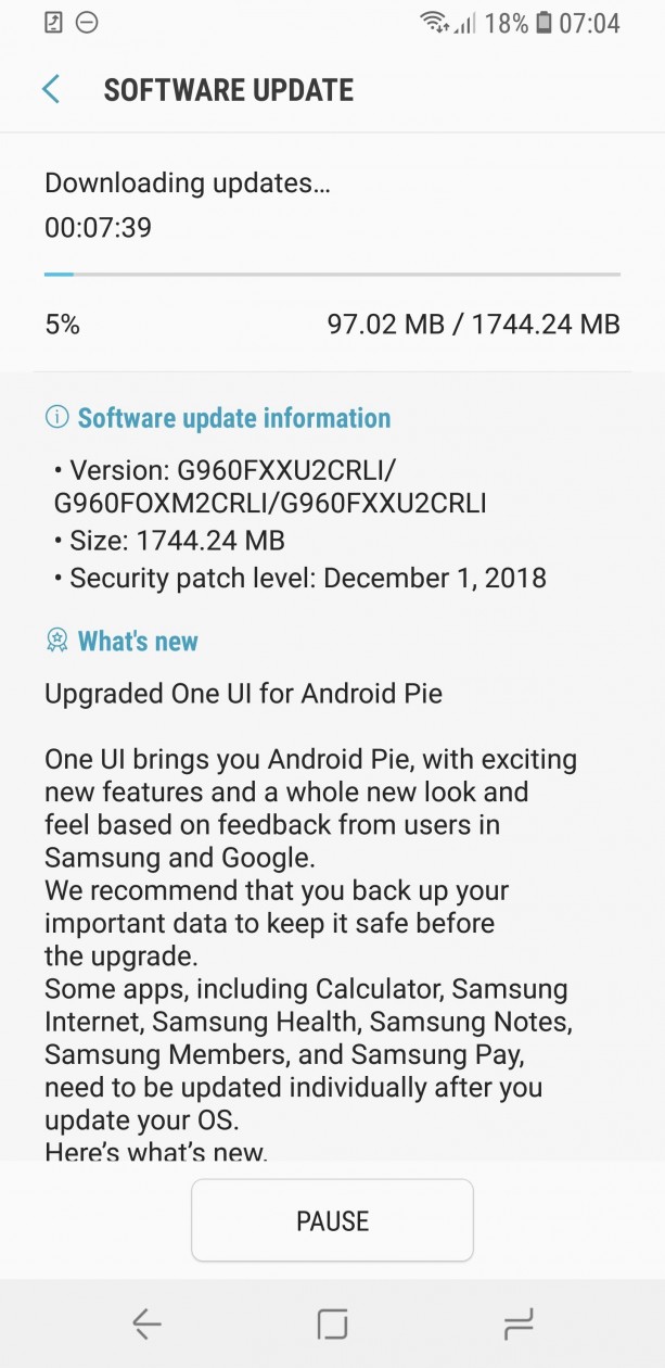 Samsung-Galaxy-S9-update