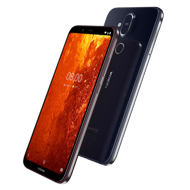 Nokia 8.1 Iron Steel -Blue Silver