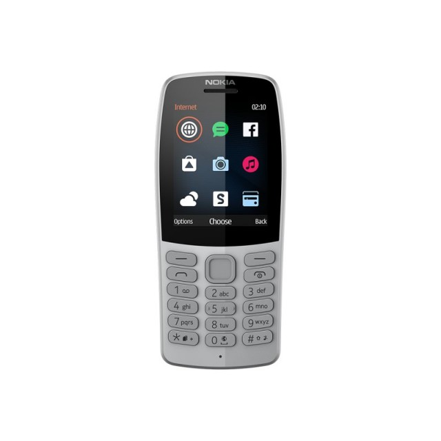 hmdglobal nokia210 grey front png-289741-low