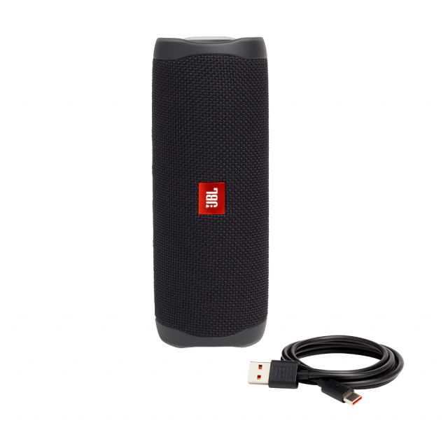 JBL_Flip5_Product Photo_Cable_Midnight Black