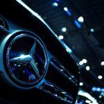 The Mercedes-Benz logo is seen at the 43rd Bangkok International Motor Show, in Bangkok, Thailand, March 22, 2022. REUTERS/Athit Perawongmetha