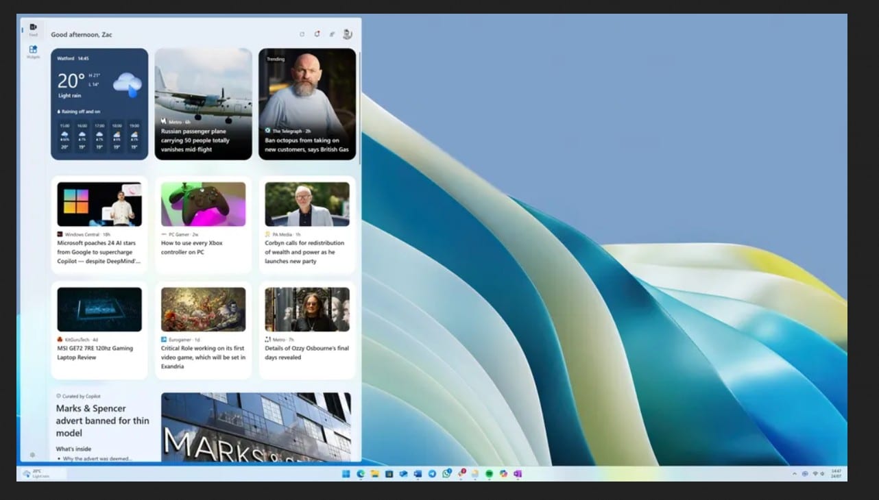 Windows 11 Widgets