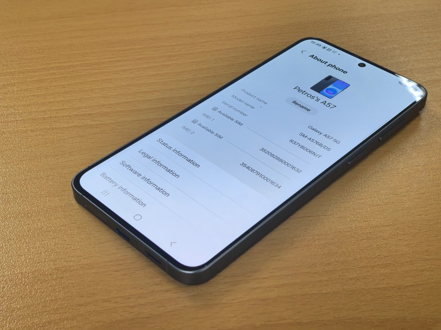 Samsung Galaxy A57